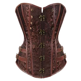 Brown Vamp Corset Drag