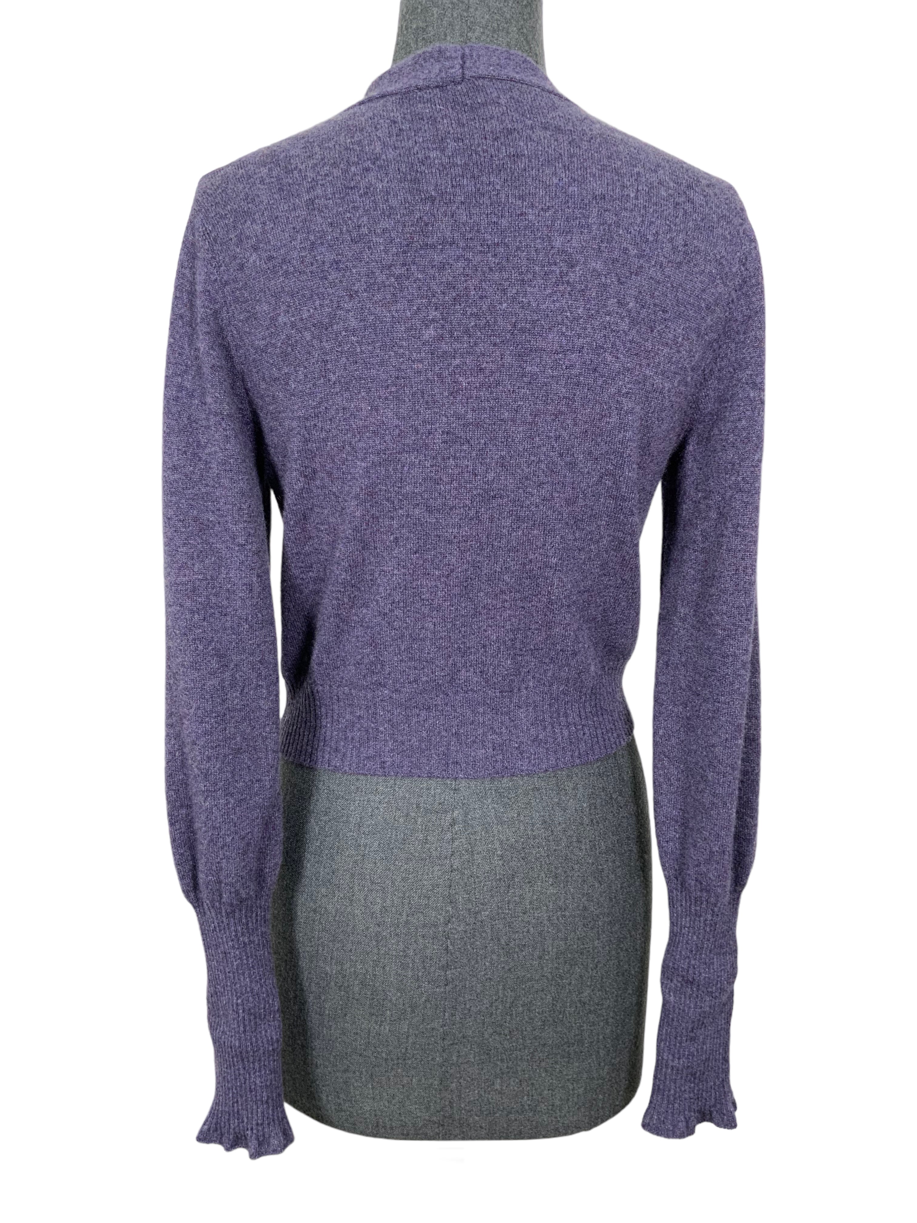 Brunello Cucinelli Cashmere Cardigan Cropped Sweater - Size S