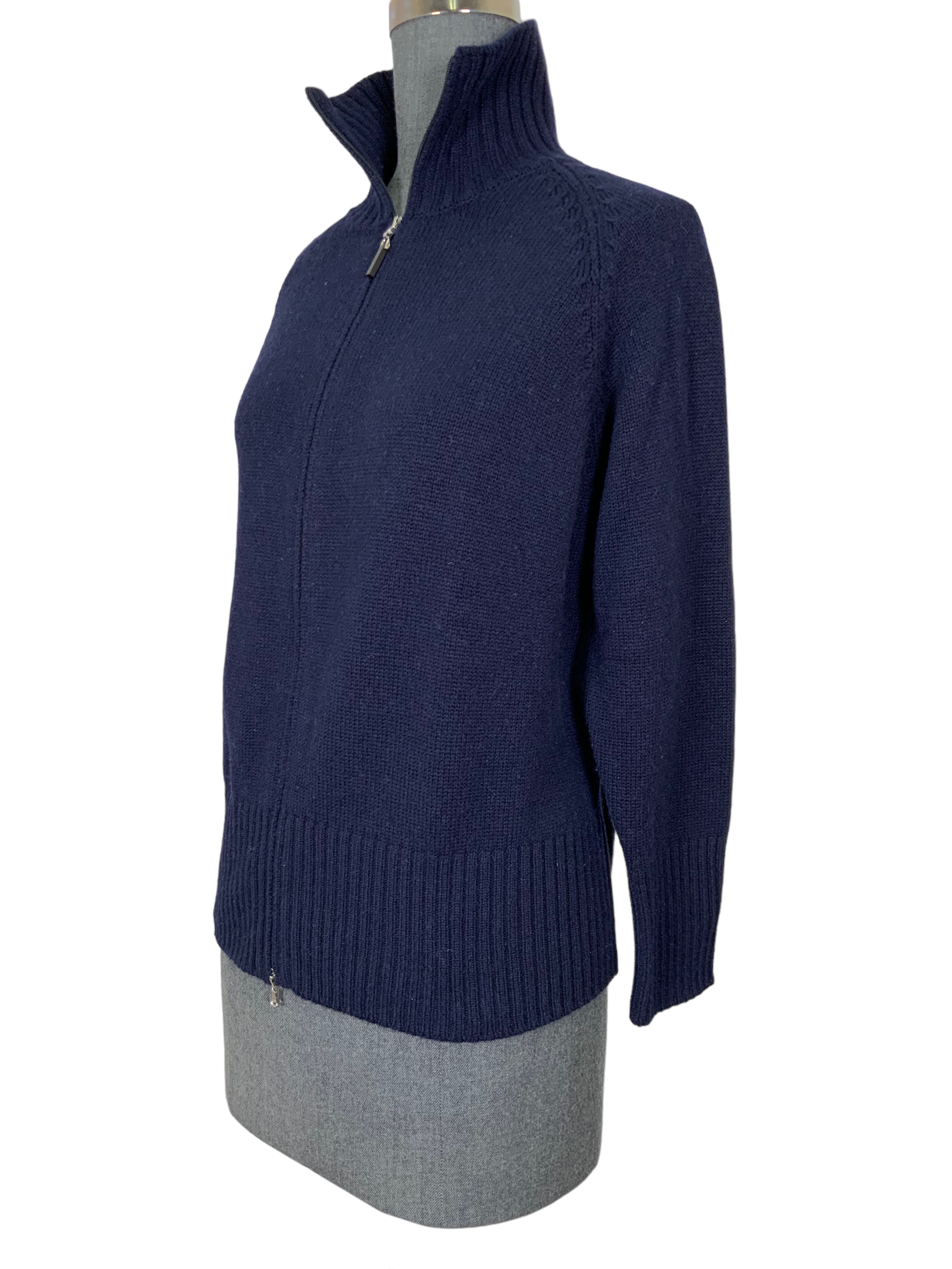 Brunello Cucinelli Cashmere Zip Sweater Size Small