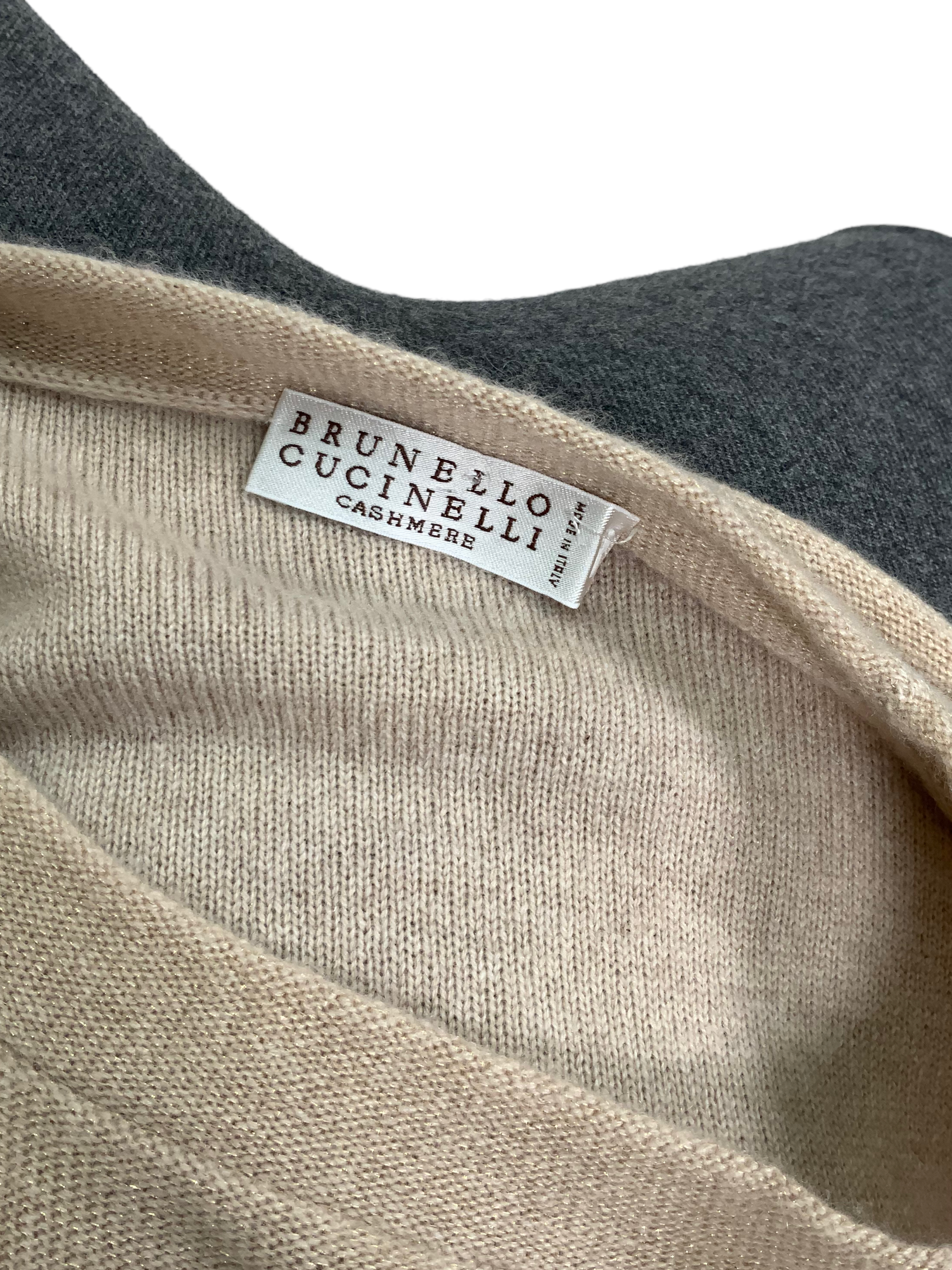 Brunello Cucinelli XS Oversized Cashmere Sweater