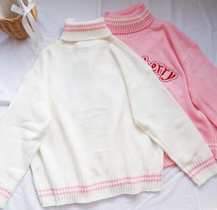 By21124 Strawberry Milk Sweater - Buy Now