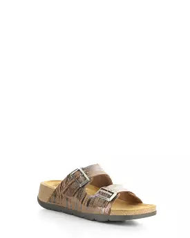 CAJA721FLY 018 COGNAC Slide Sandals