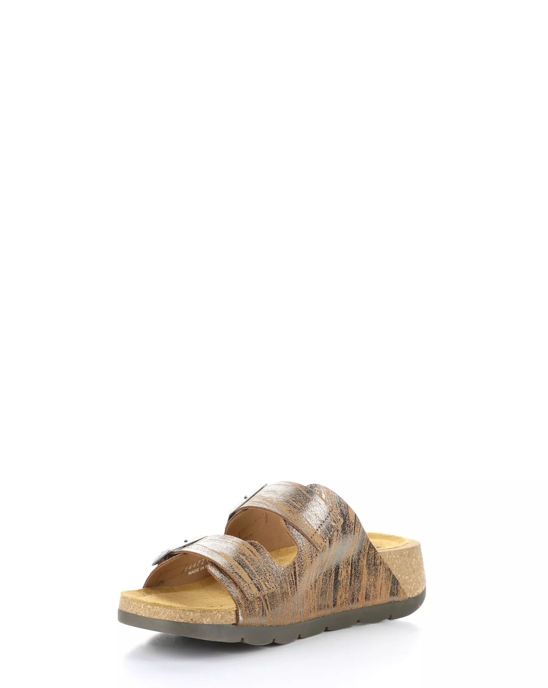 CAJA721FLY 018 COGNAC Slide Sandals