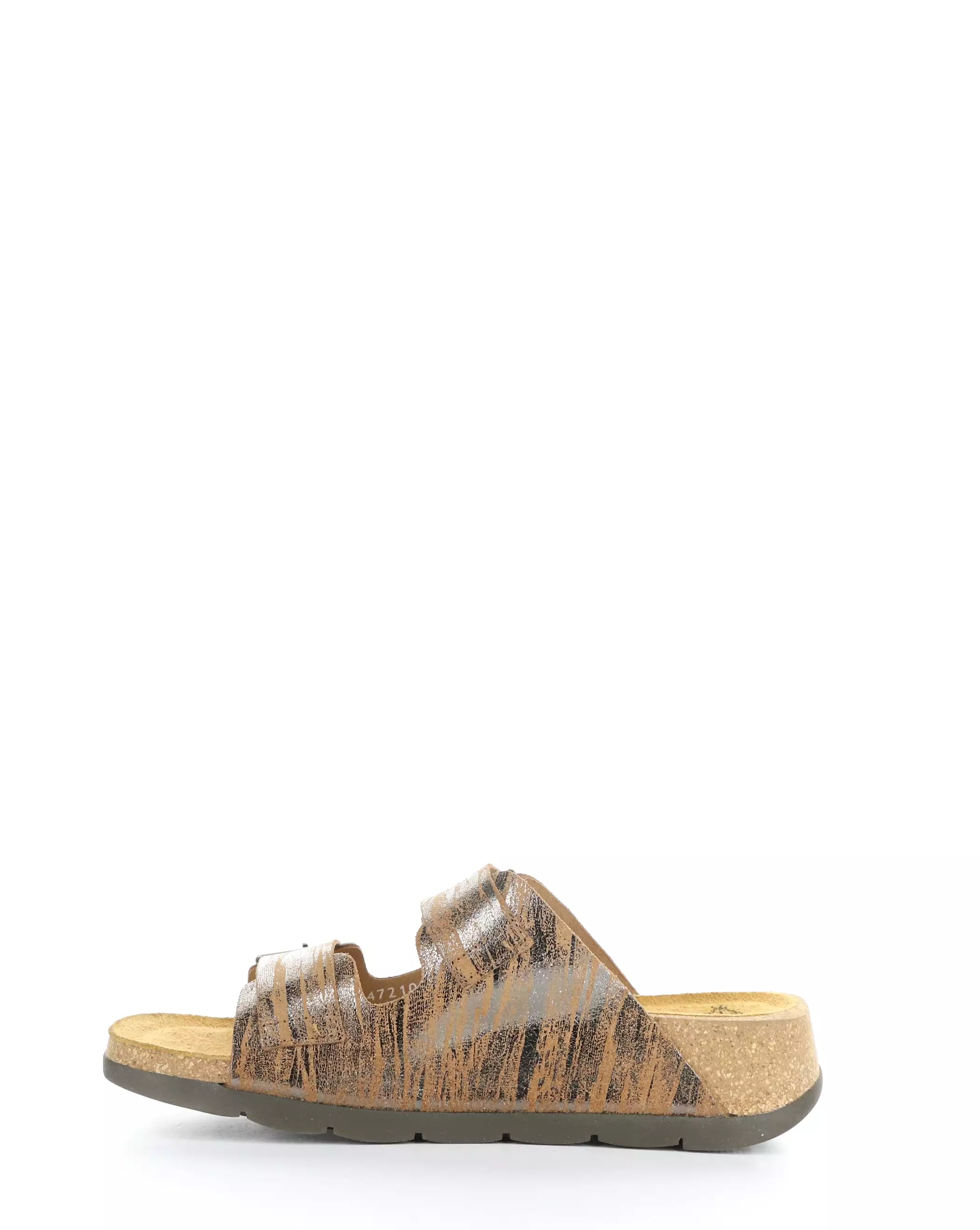 CAJA721FLY 018 COGNAC Slide Sandals