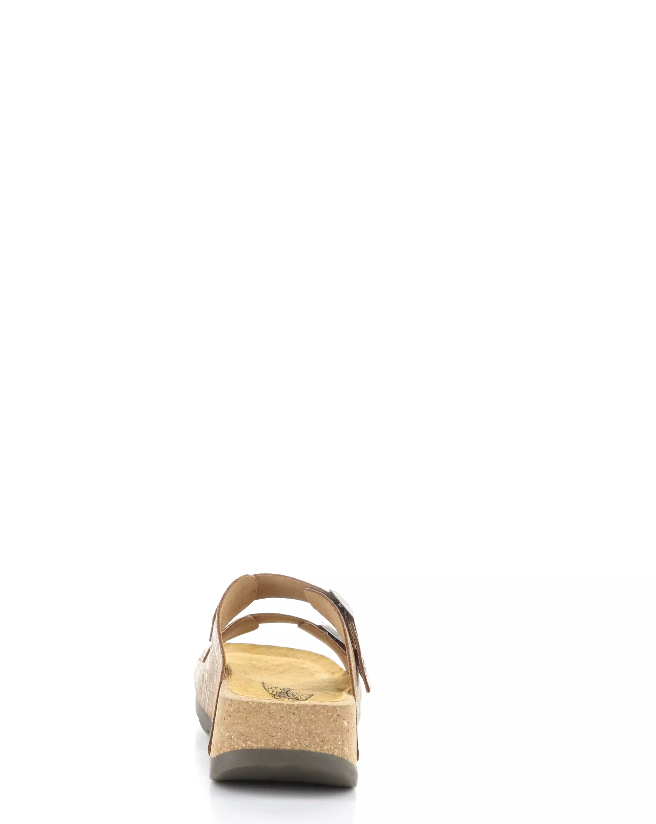 CAJA721FLY 018 COGNAC Slide Sandals