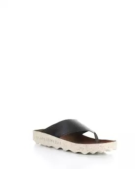 Cami Black Round Toe Sandals