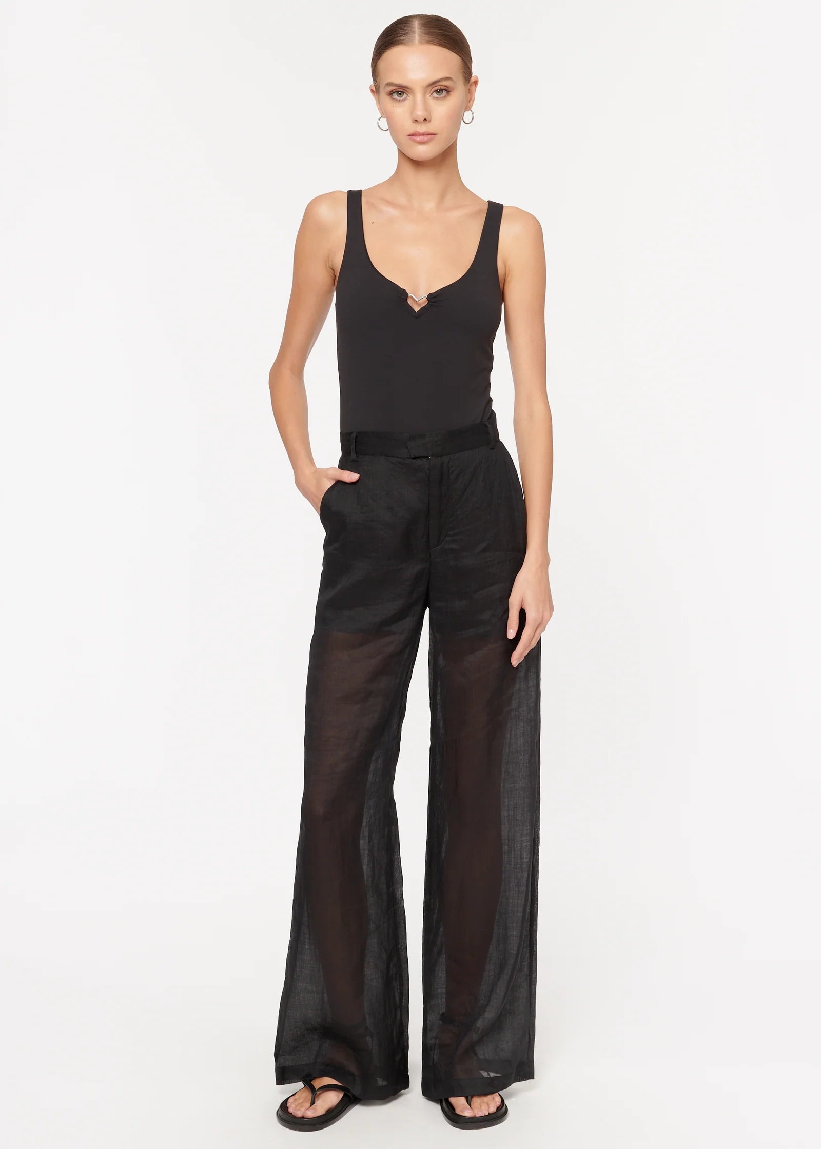 Cami NYC Tayma Black Bodysuit