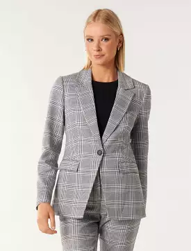 Cammie Check Blazer - Shop Now