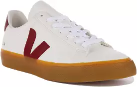 Campo Chromefree White Red Men's Sneakers