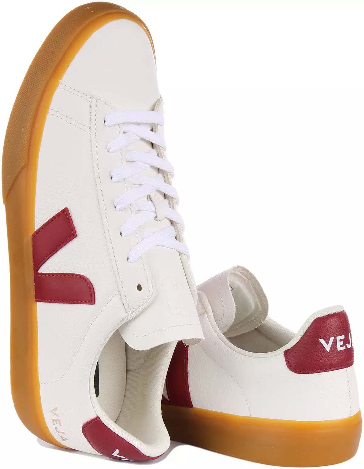 Campo Chromefree White Red Men's Sneakers