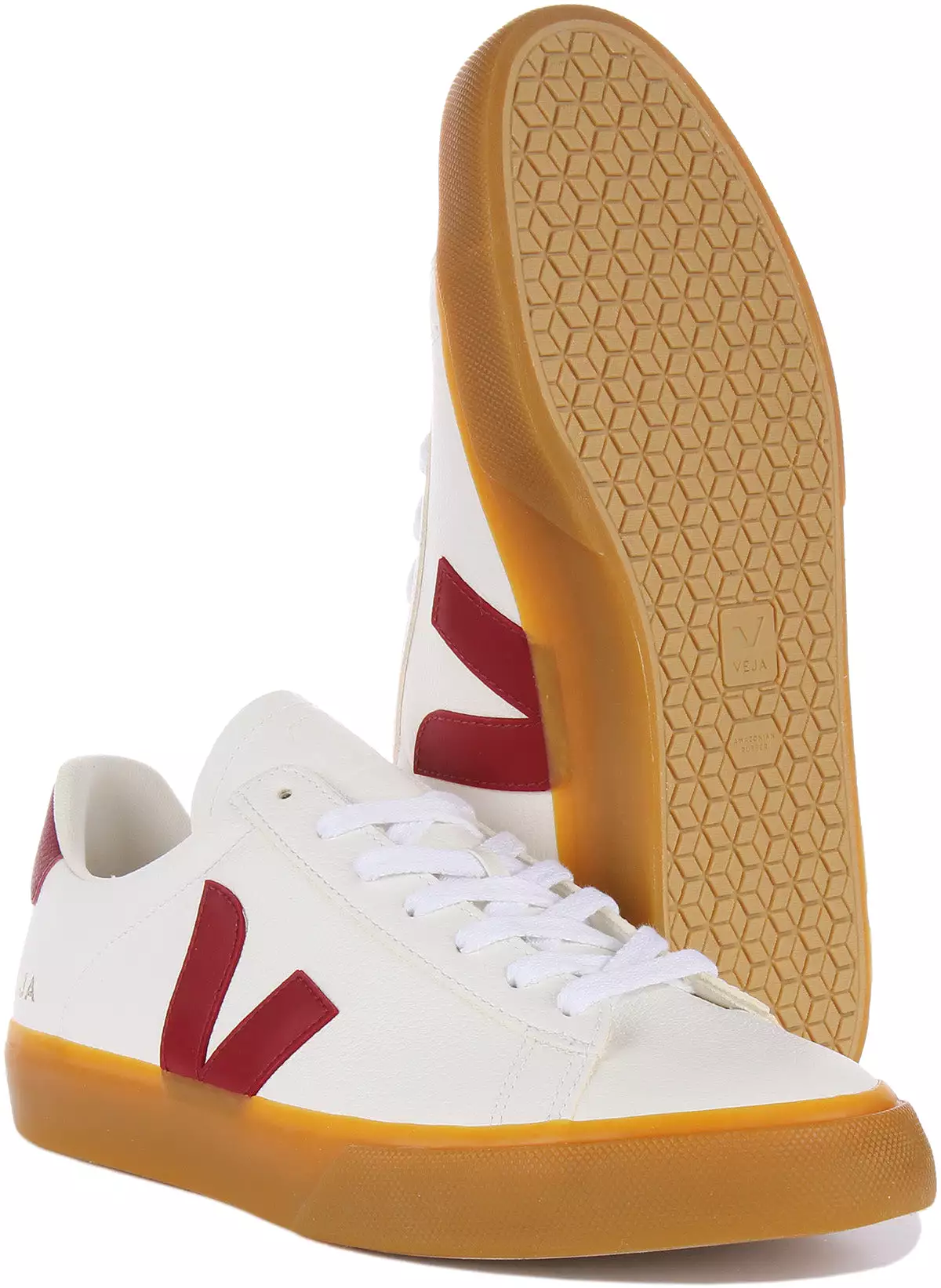 Campo Chromefree White Red Men's Sneakers