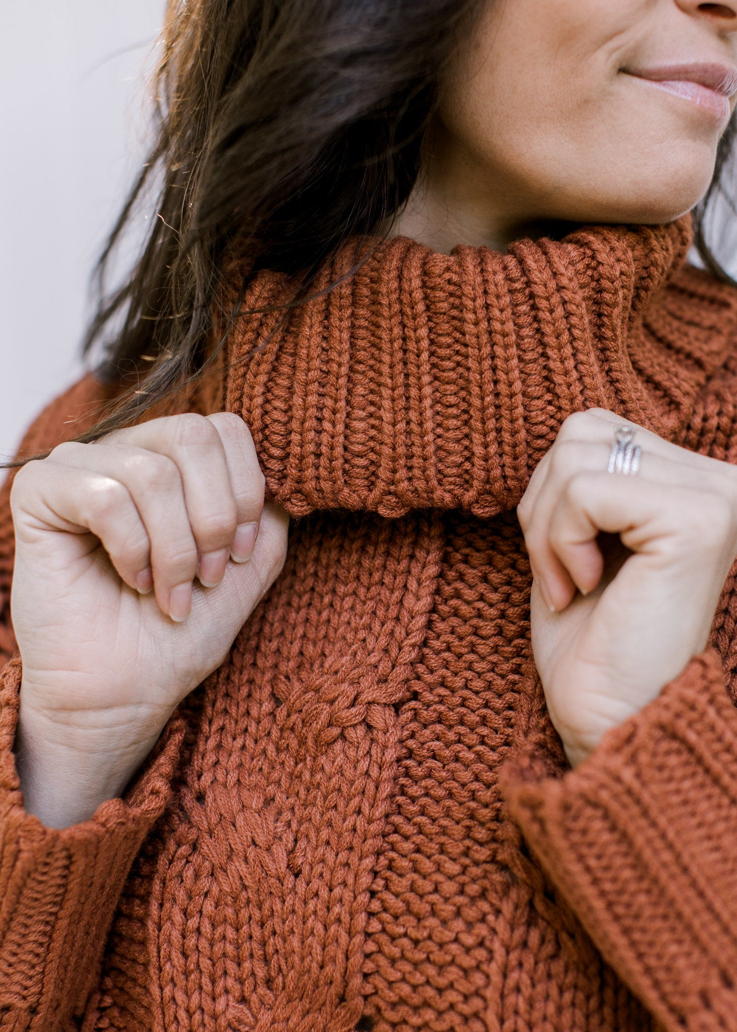 Cappuccino Turtleneck Sweater