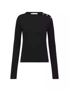 Cashmere sweater - black - shop now