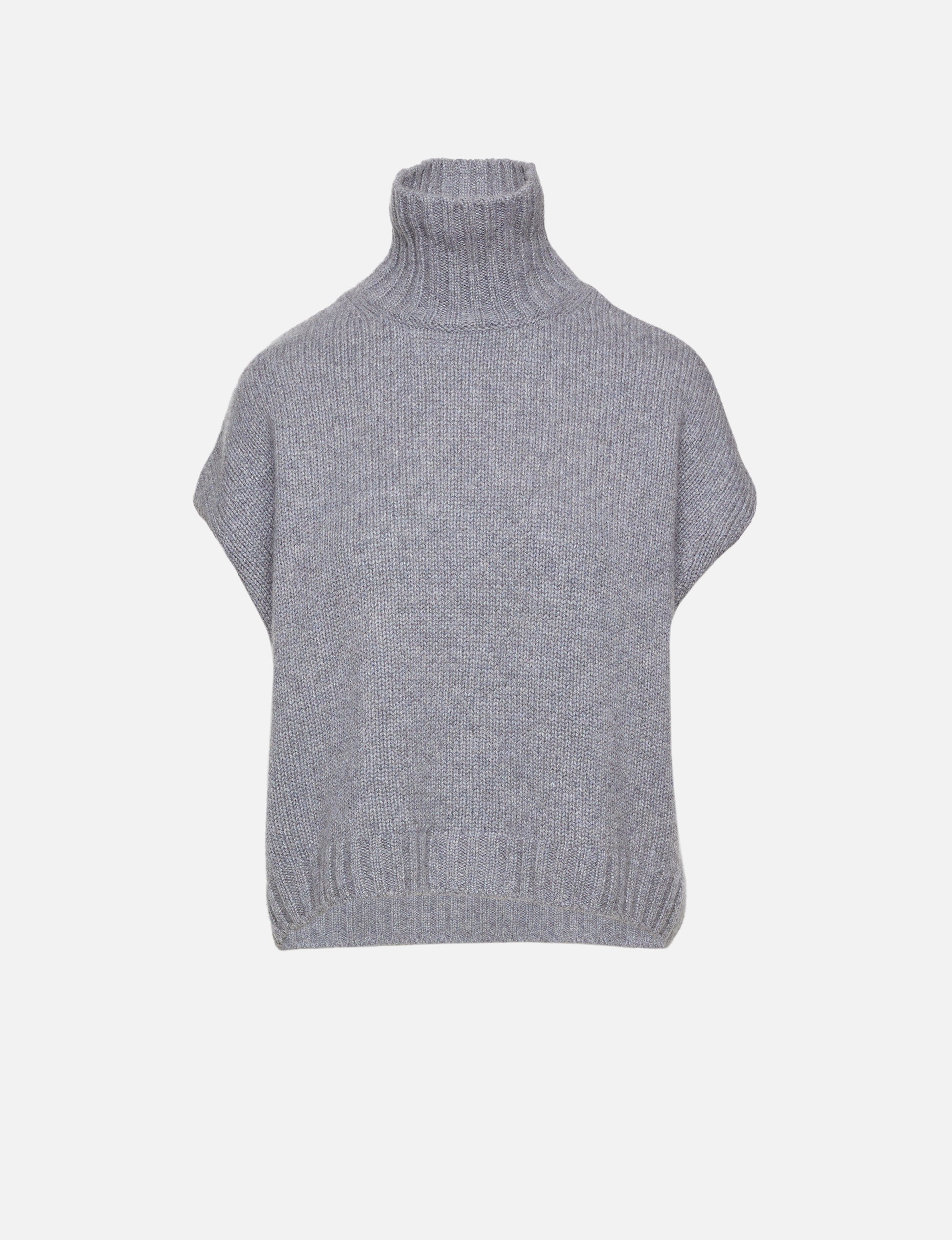 Cashmere Turtleneck Vest