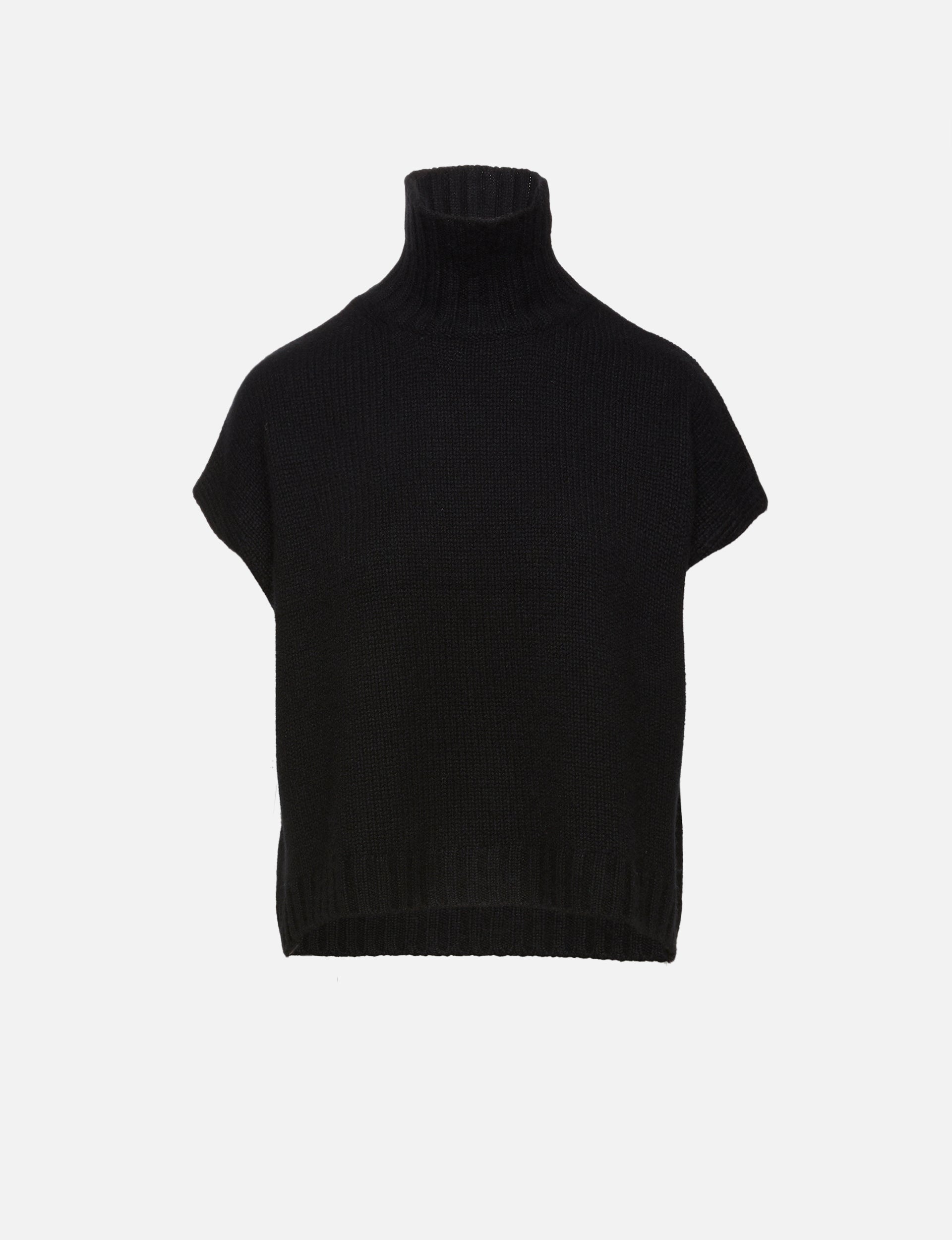 Cashmere Turtleneck Vest