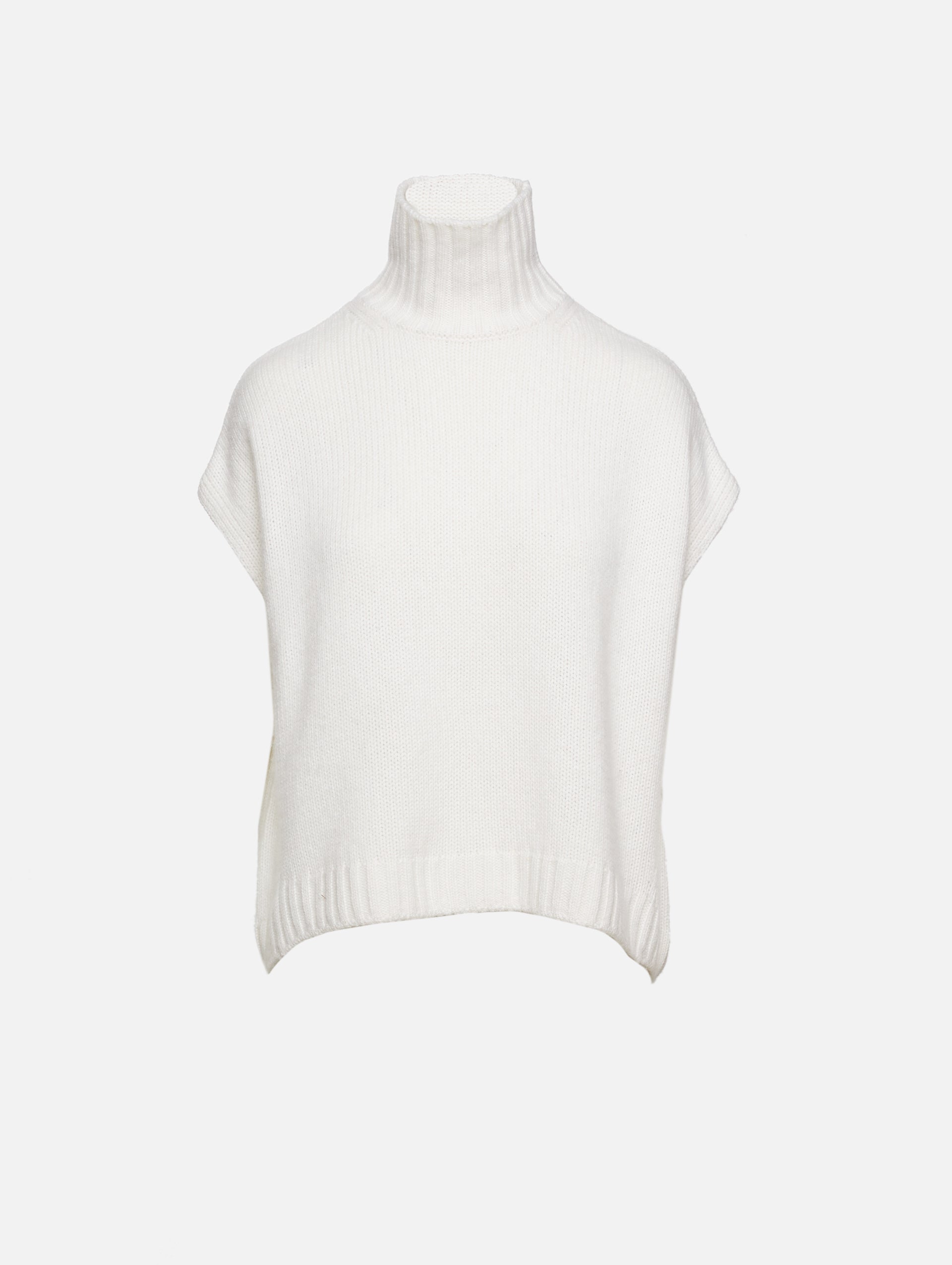 Cashmere Turtleneck Vest