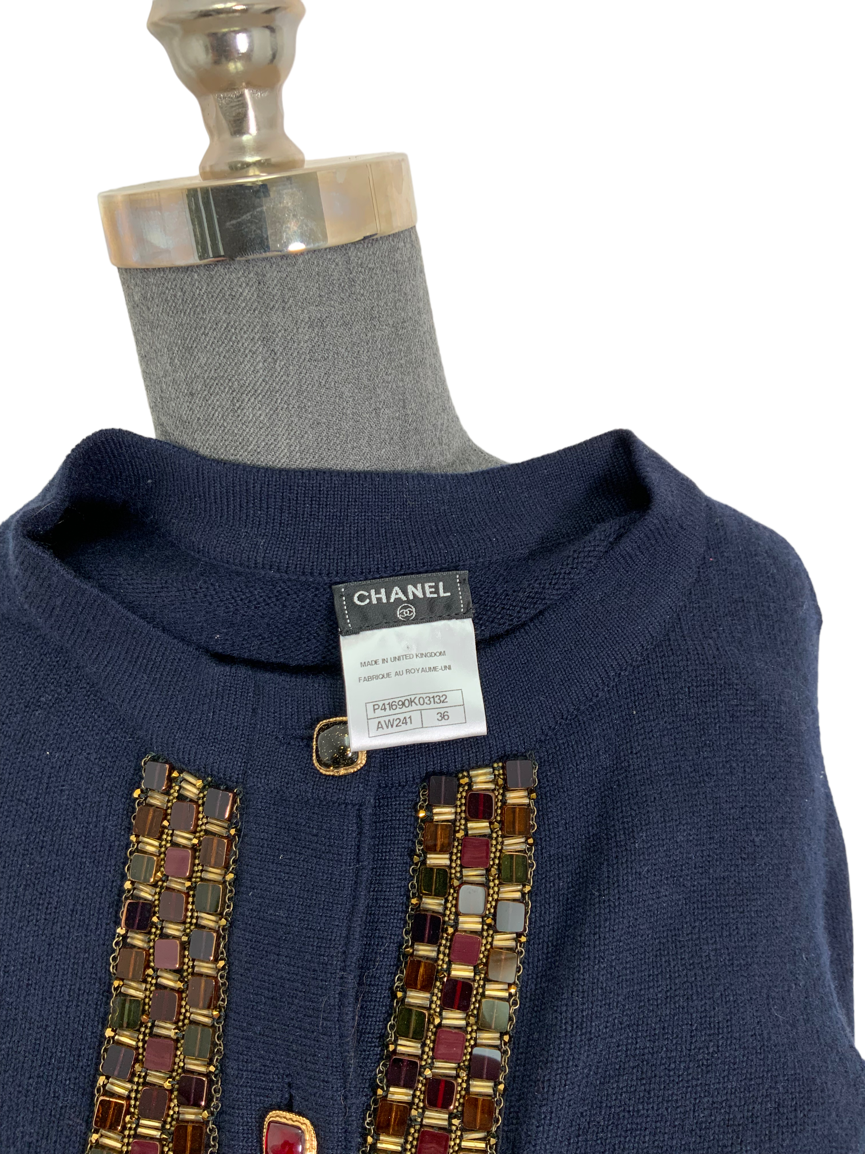 CHANEL 2011 Paris-Byzance Sweater - Size S Available for Purchase