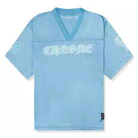 Chrome Hearts Blue Mesh Short Sleeve Jersey