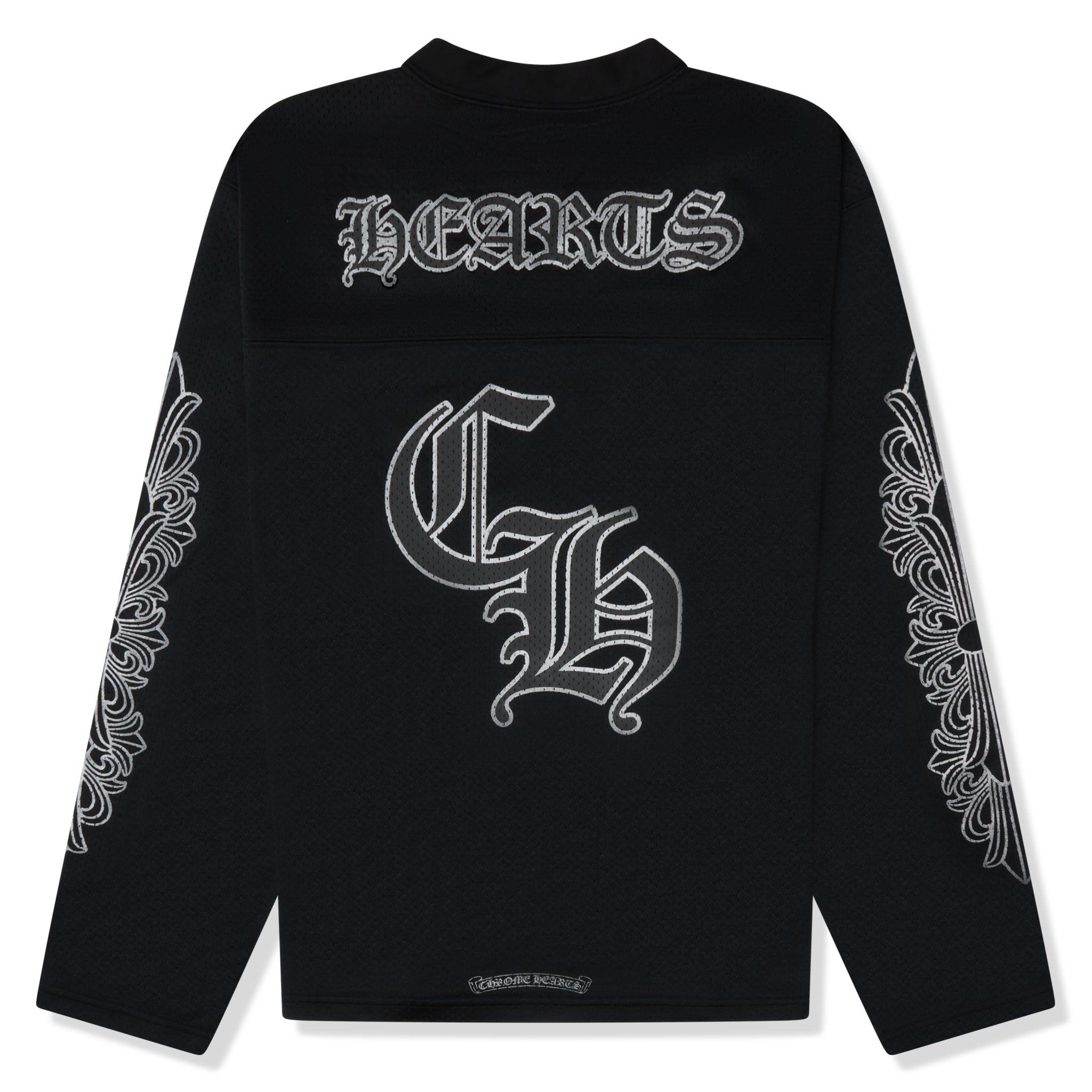 Chrome Hearts Stadium Mesh Long Sleeve Black Jersey