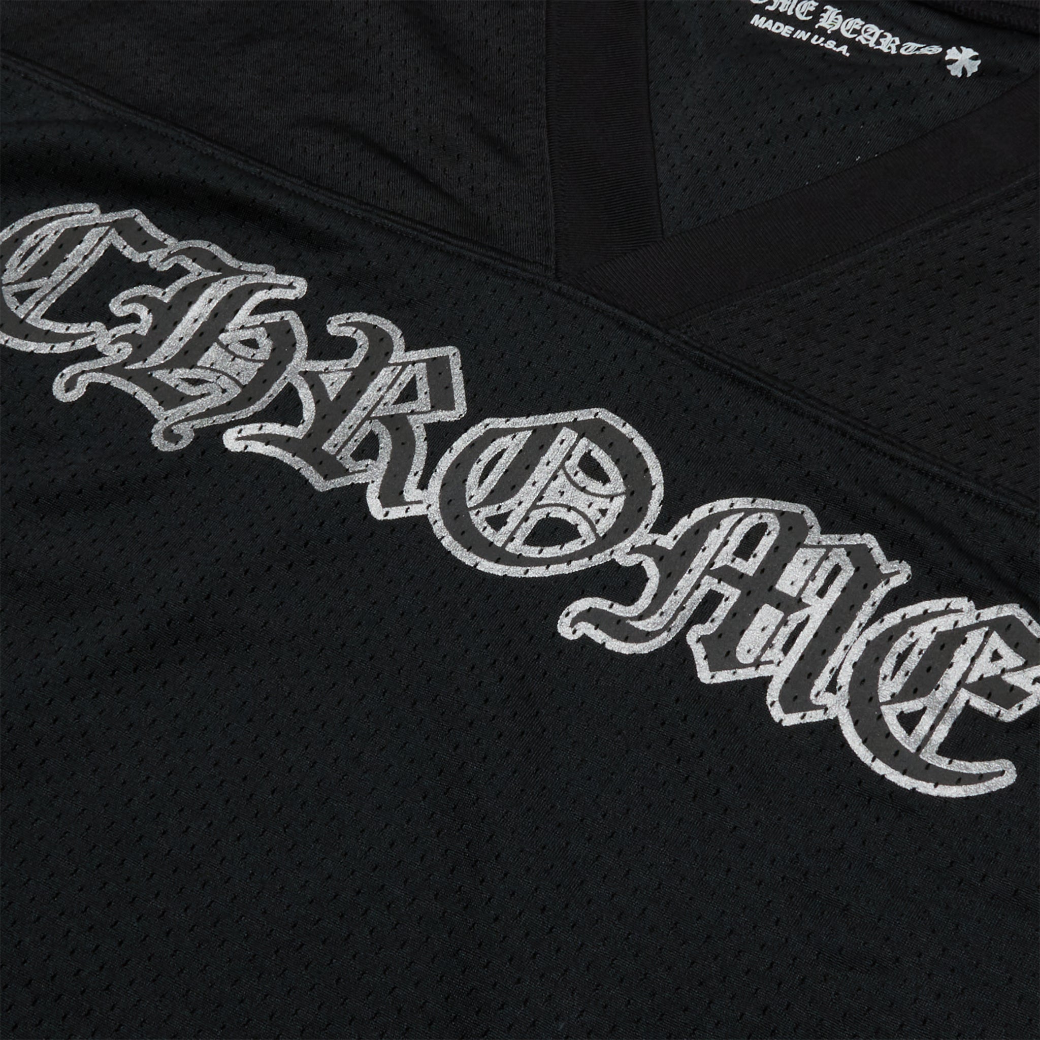 Chrome Hearts Stadium Mesh Long Sleeve Black Jersey