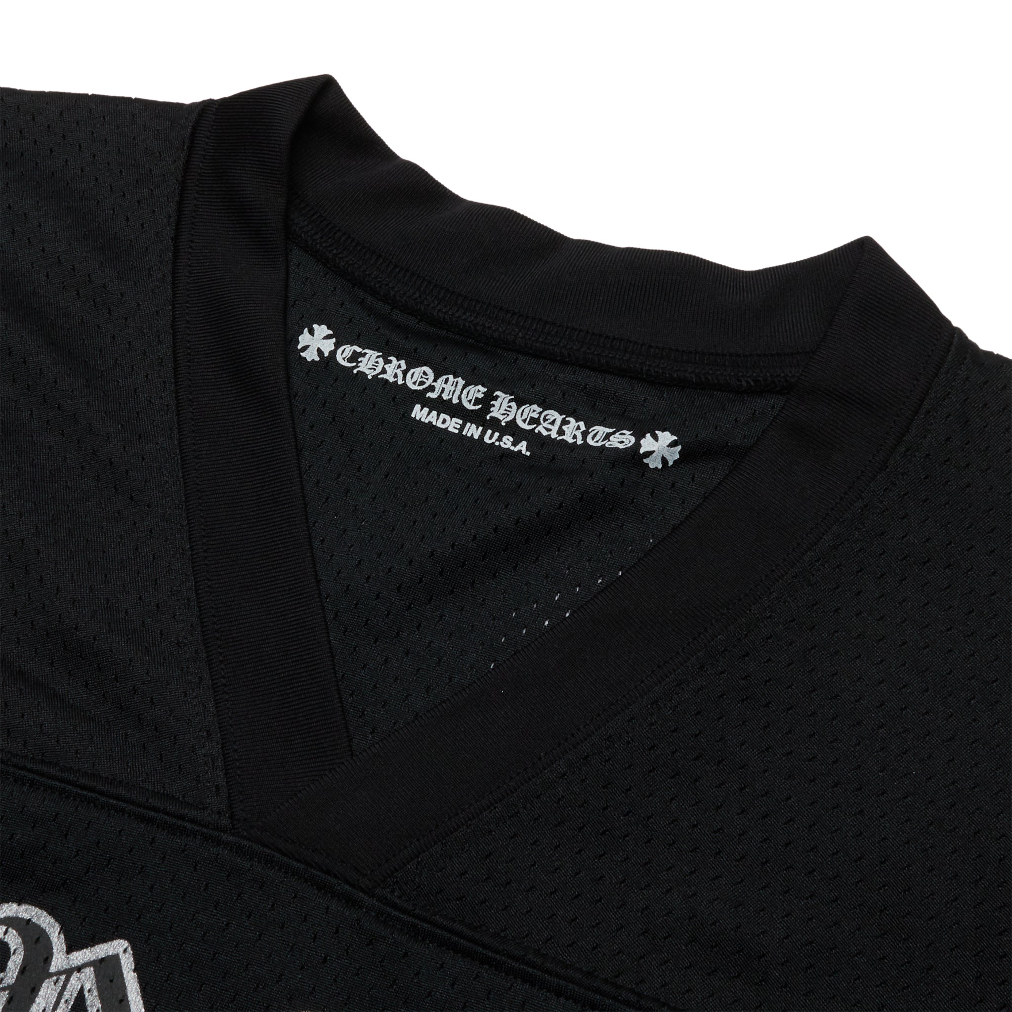 Chrome Hearts Stadium Mesh Long Sleeve Black Jersey