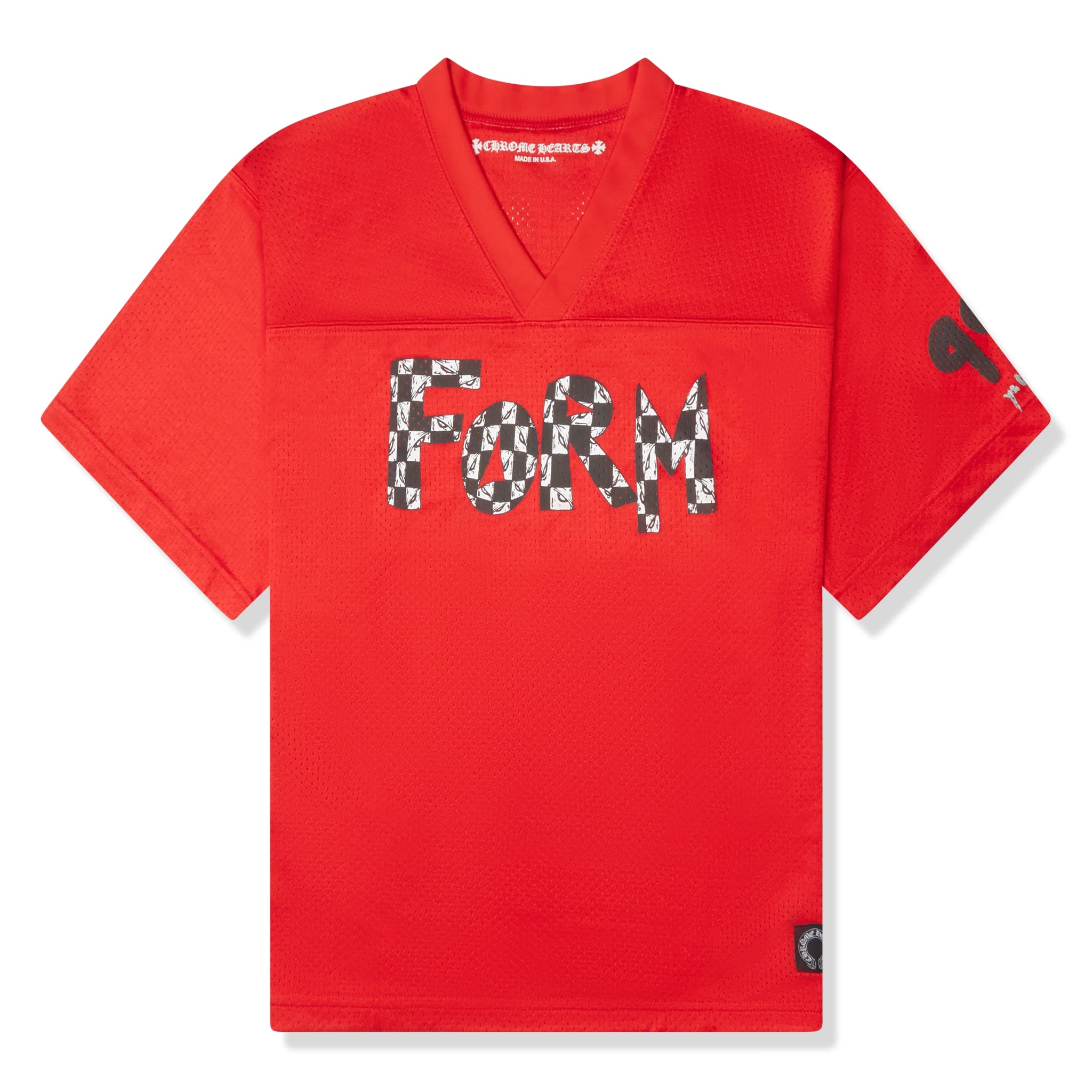 Chrome Hearts Stadium Mesh Red Football Jersey - Buy Online Now!