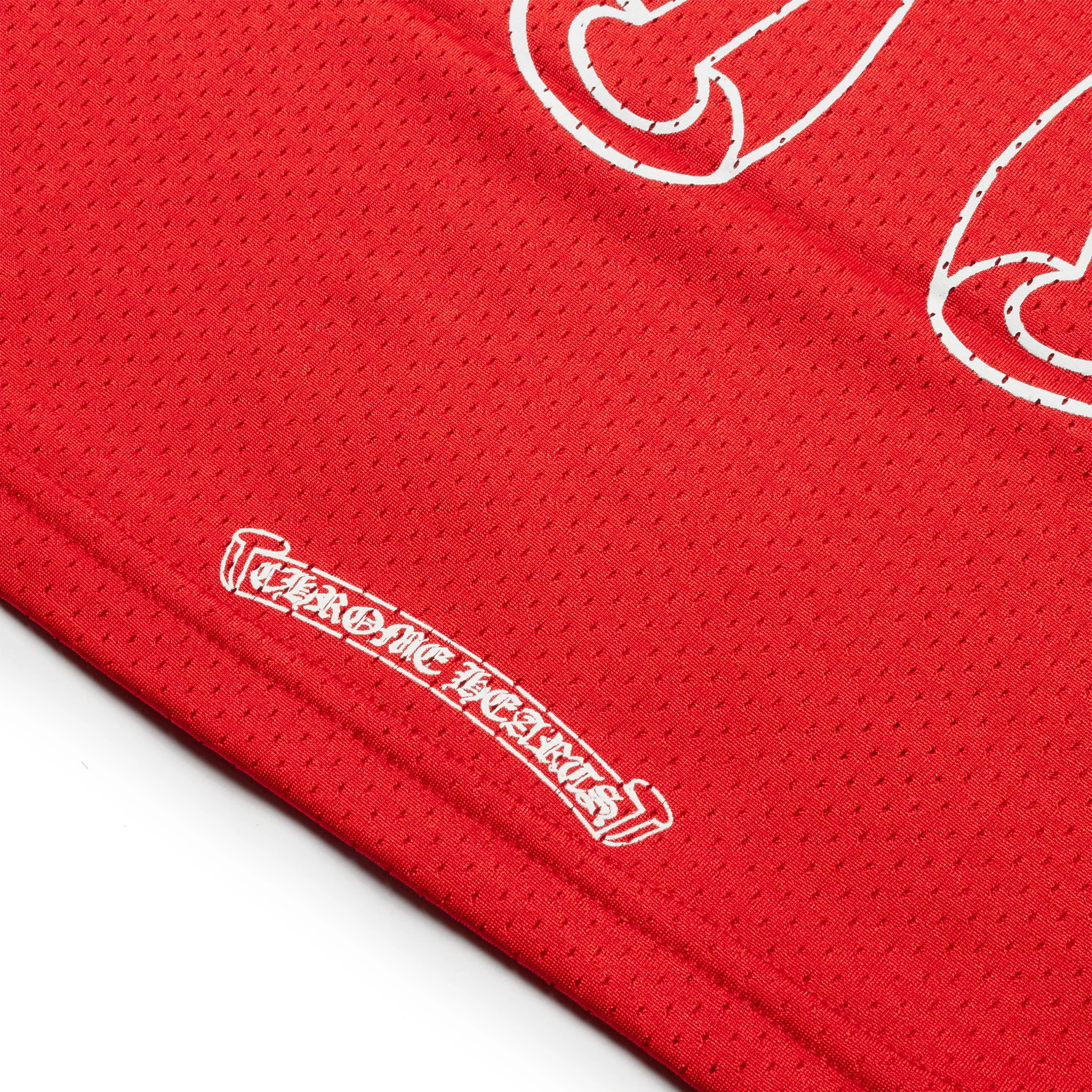 Chrome Hearts Stadium Mesh Red Football Jersey - Buy Online Now!