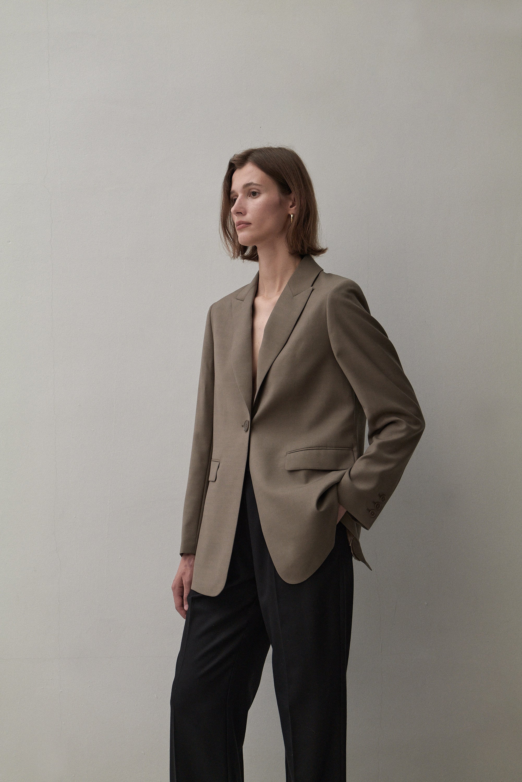 Classic Blazer - Taupe