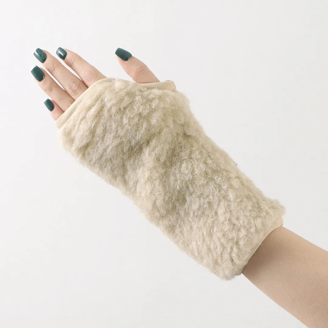 THUMBY HANDWARMERS Fingerless Women's Gloves Coldbreaker Boa Wool Solid Pattern