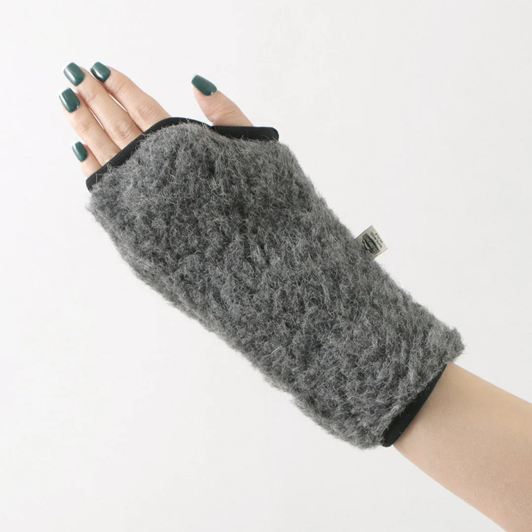 THUMBY HANDWARMERS Fingerless Women's Gloves Coldbreaker Boa Wool Solid Pattern