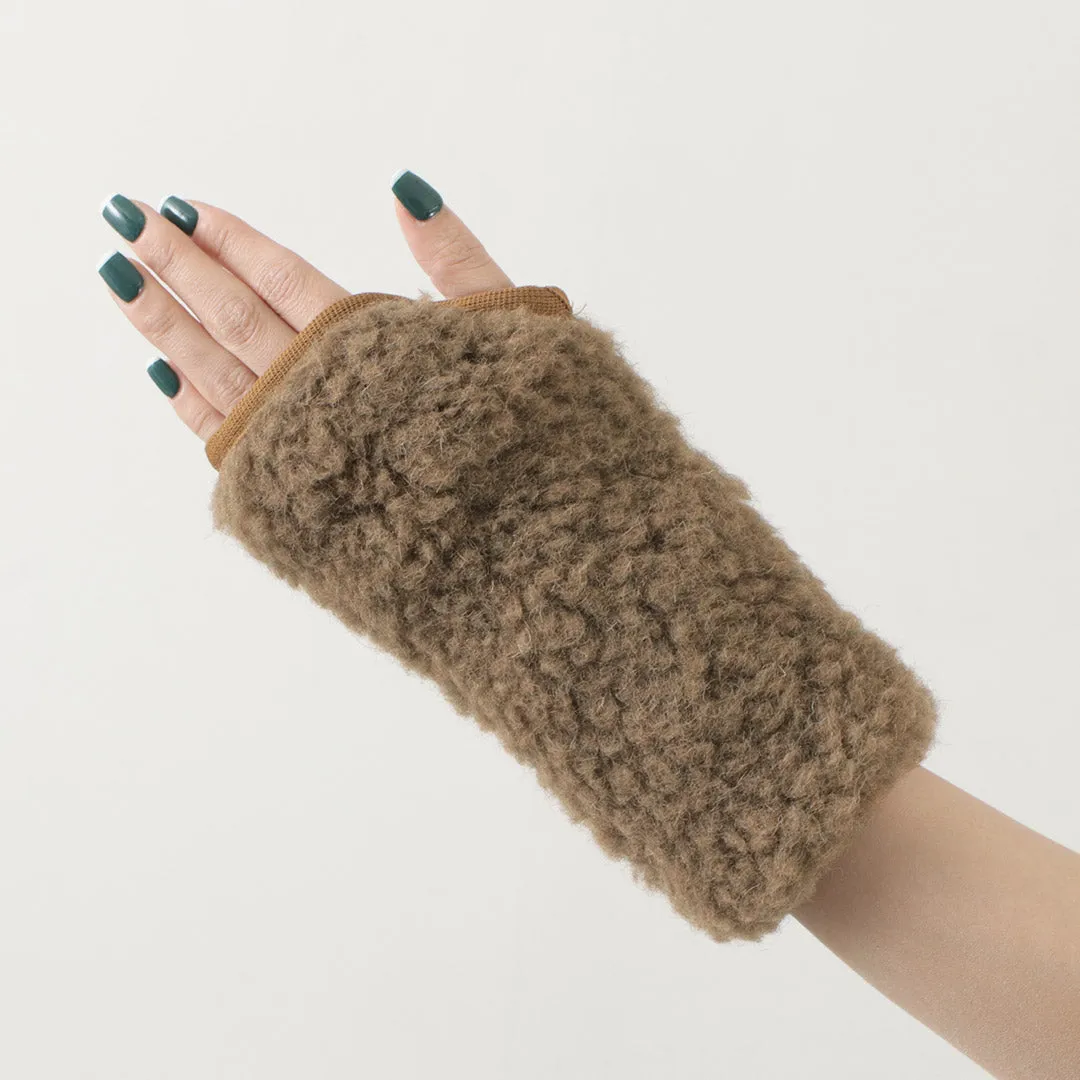 THUMBY HANDWARMERS Fingerless Women's Gloves Coldbreaker Boa Wool Solid Pattern