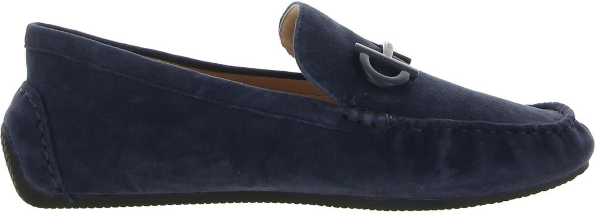 Cole Haan Tully Driver Navy Blazer Suede Slip On Loafers