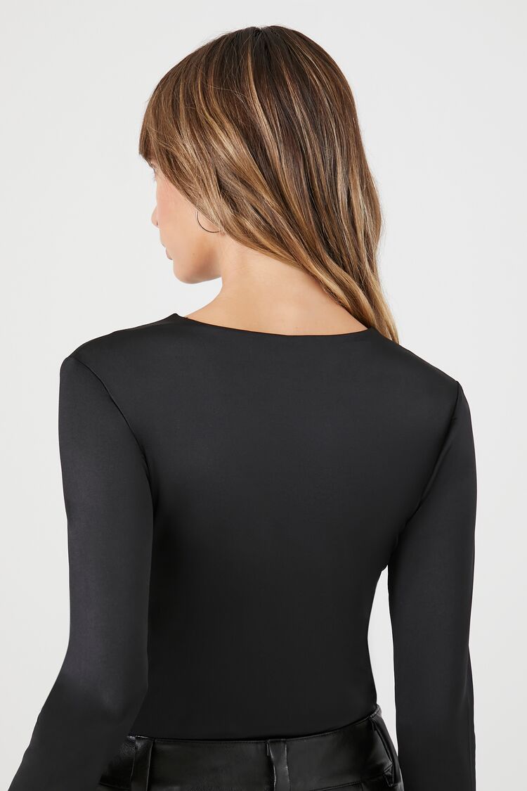 Contour Bodysuit with Long Sleeves