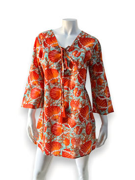 Coral Shell Tunic - Shop Now