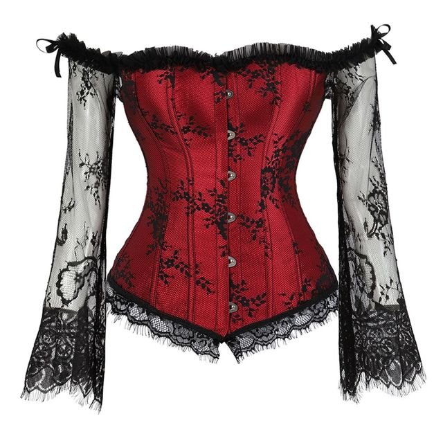 Corset Drag Forest (Red) - Google SEO friendly result: Red Forest Drag Corset - Shop Now!