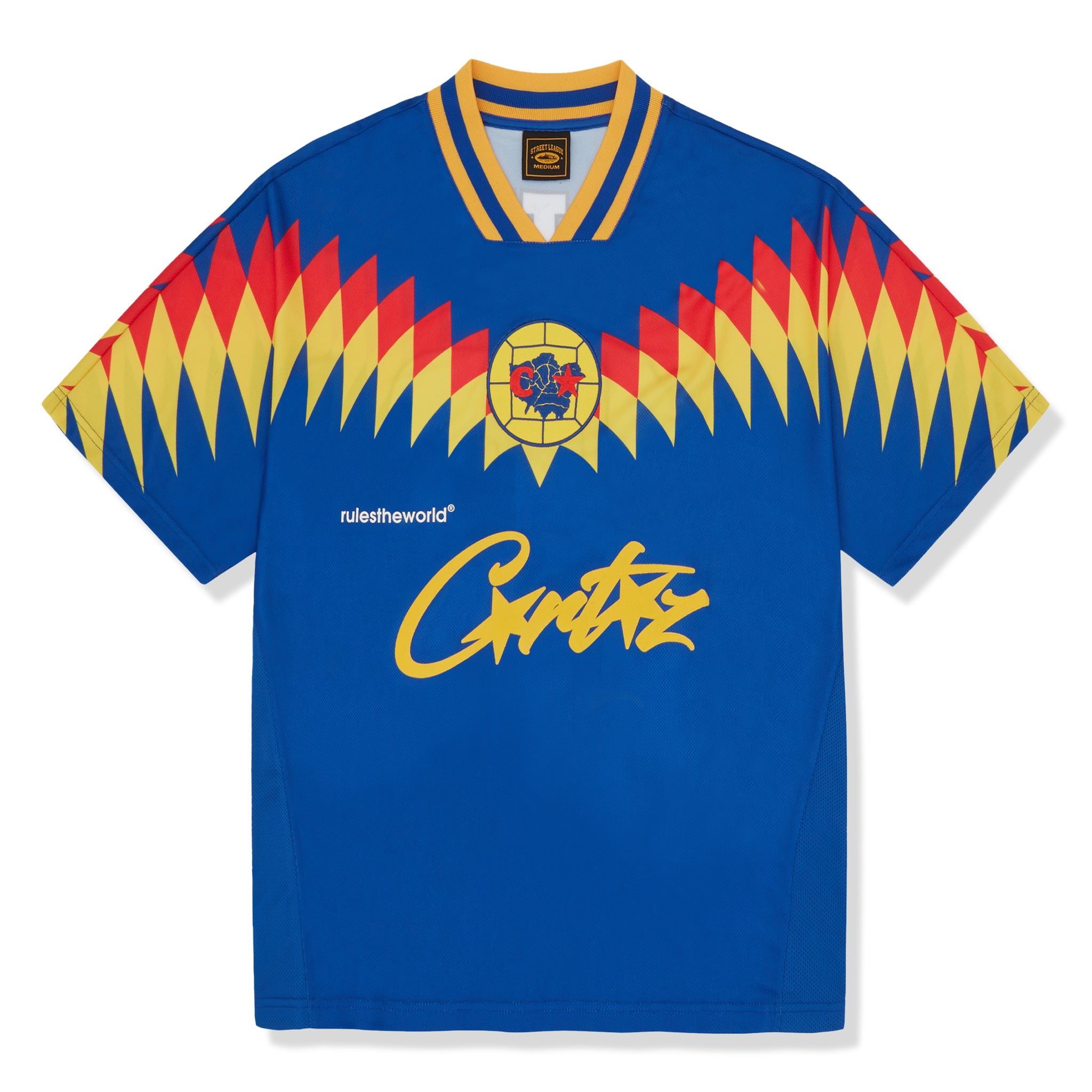 Corteiz Club Blue Football Jersey RTW