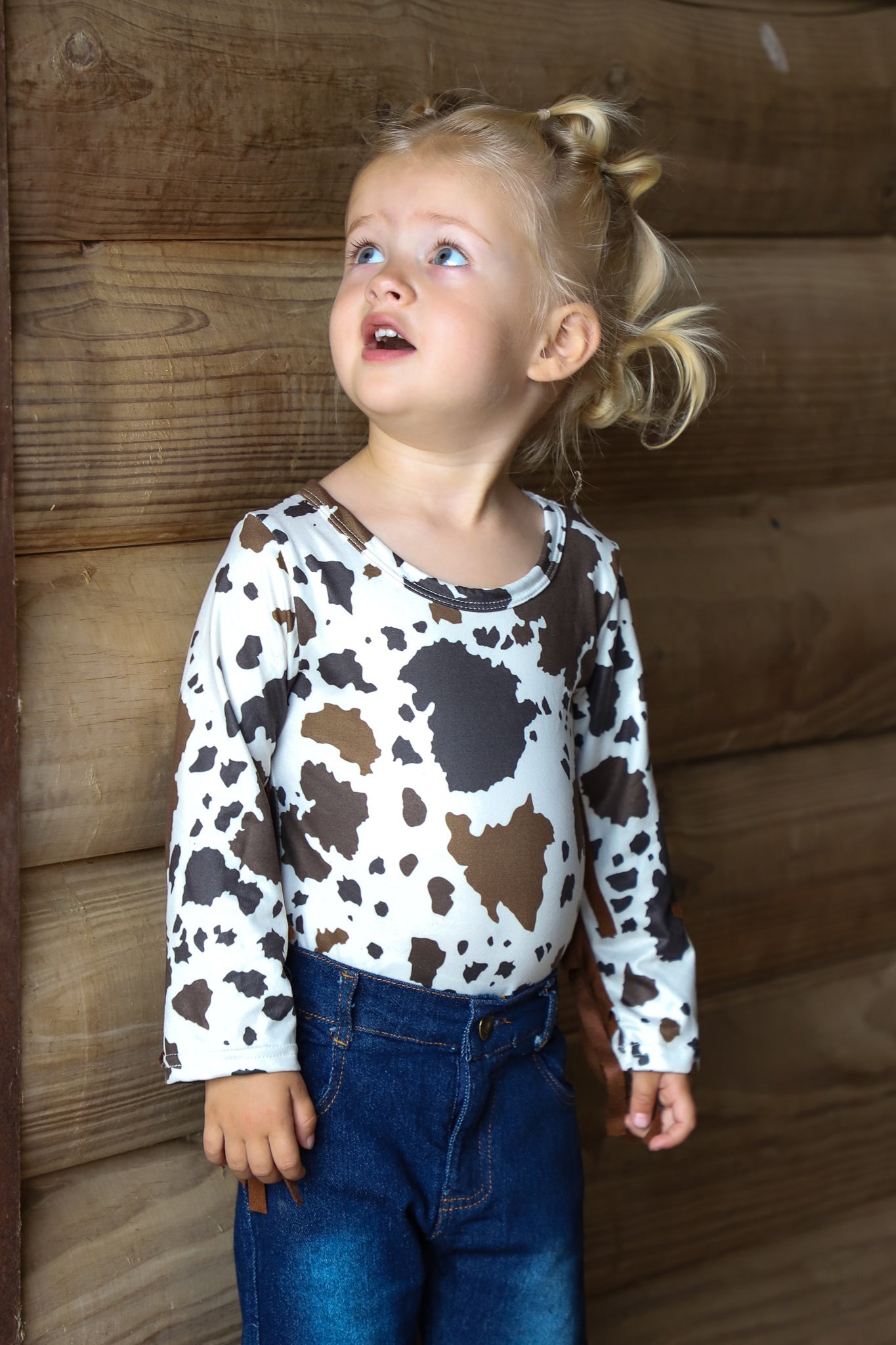 Cow Print Baby Onesie