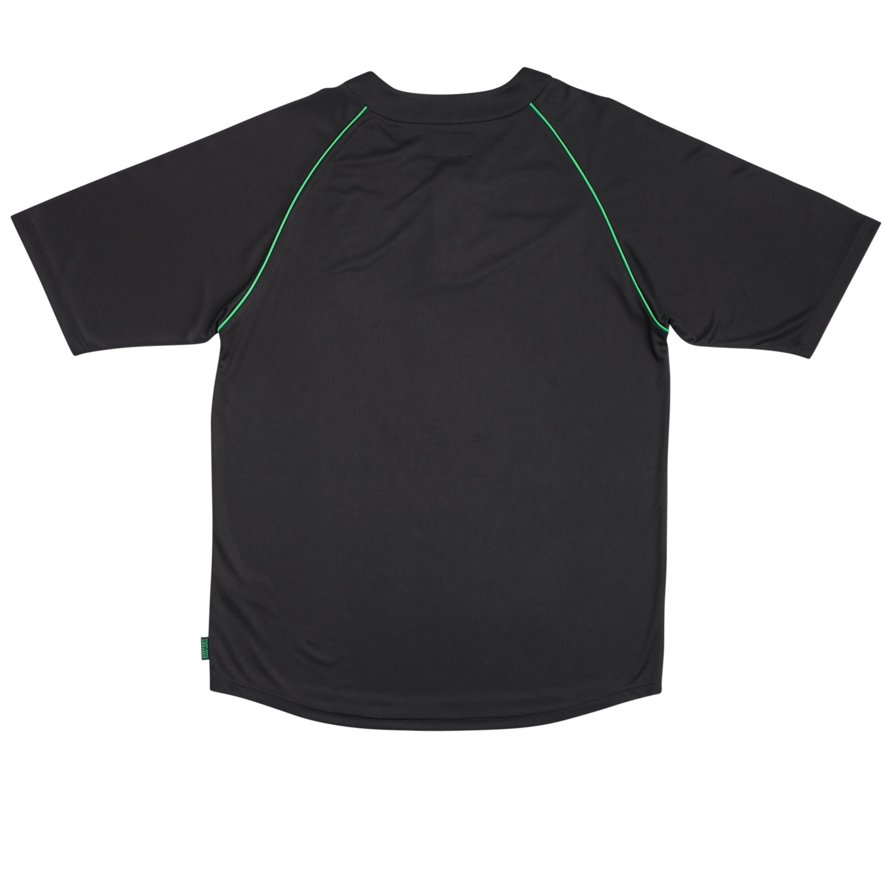 Creature Fiend Baseball Jersey Top Black