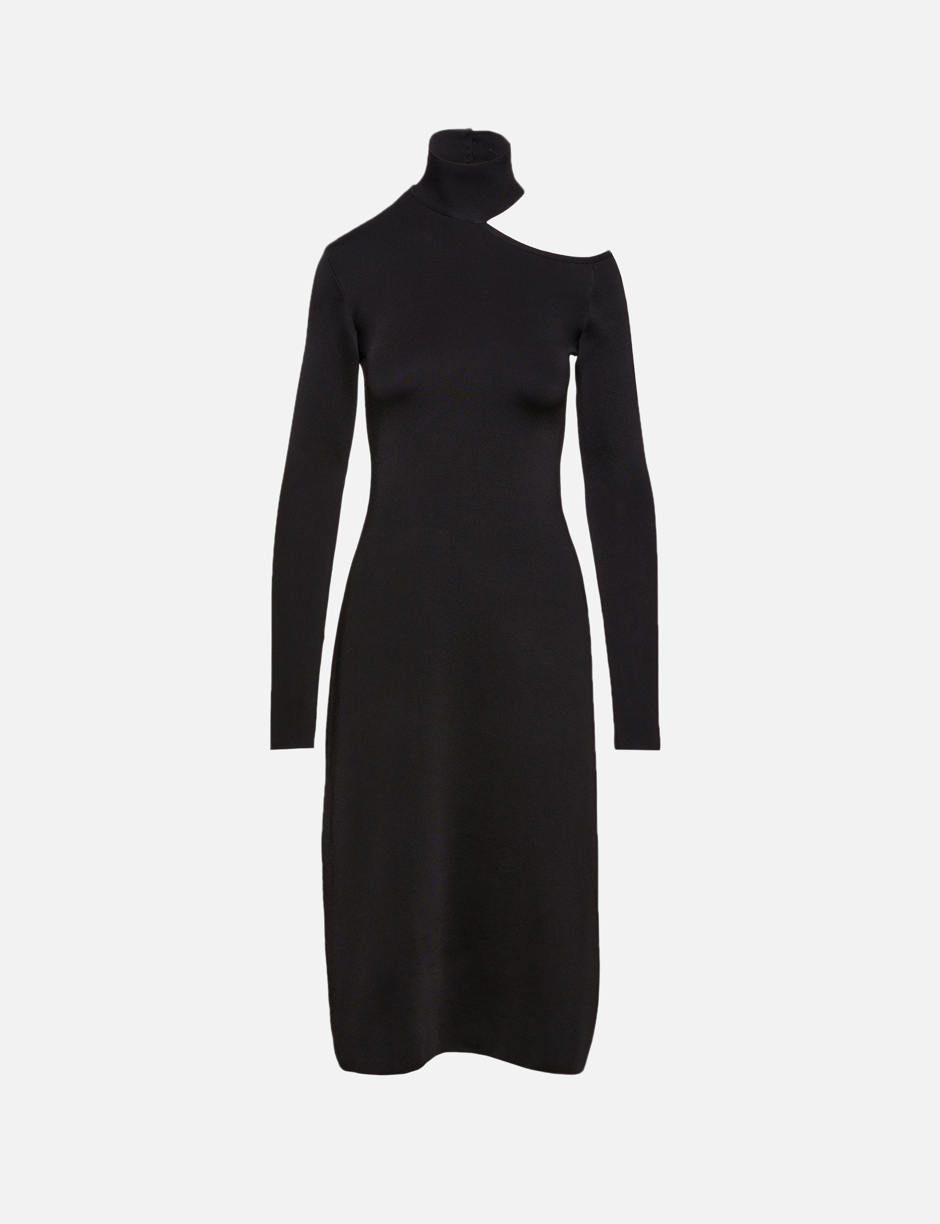 Cut Out Turtleneck Dress.