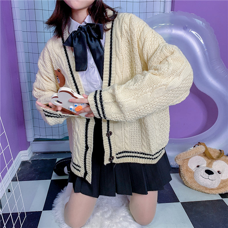 Cute Bear Sweater Coat BY21076