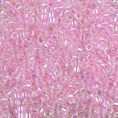 DB00-0071, Miyuki 5.2g Pink Lined Crystal AB