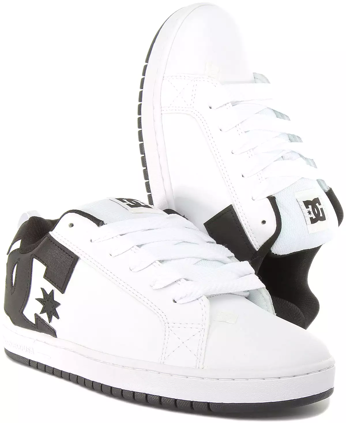 DC Shoes Court Graffik White Black Men's - Available Now