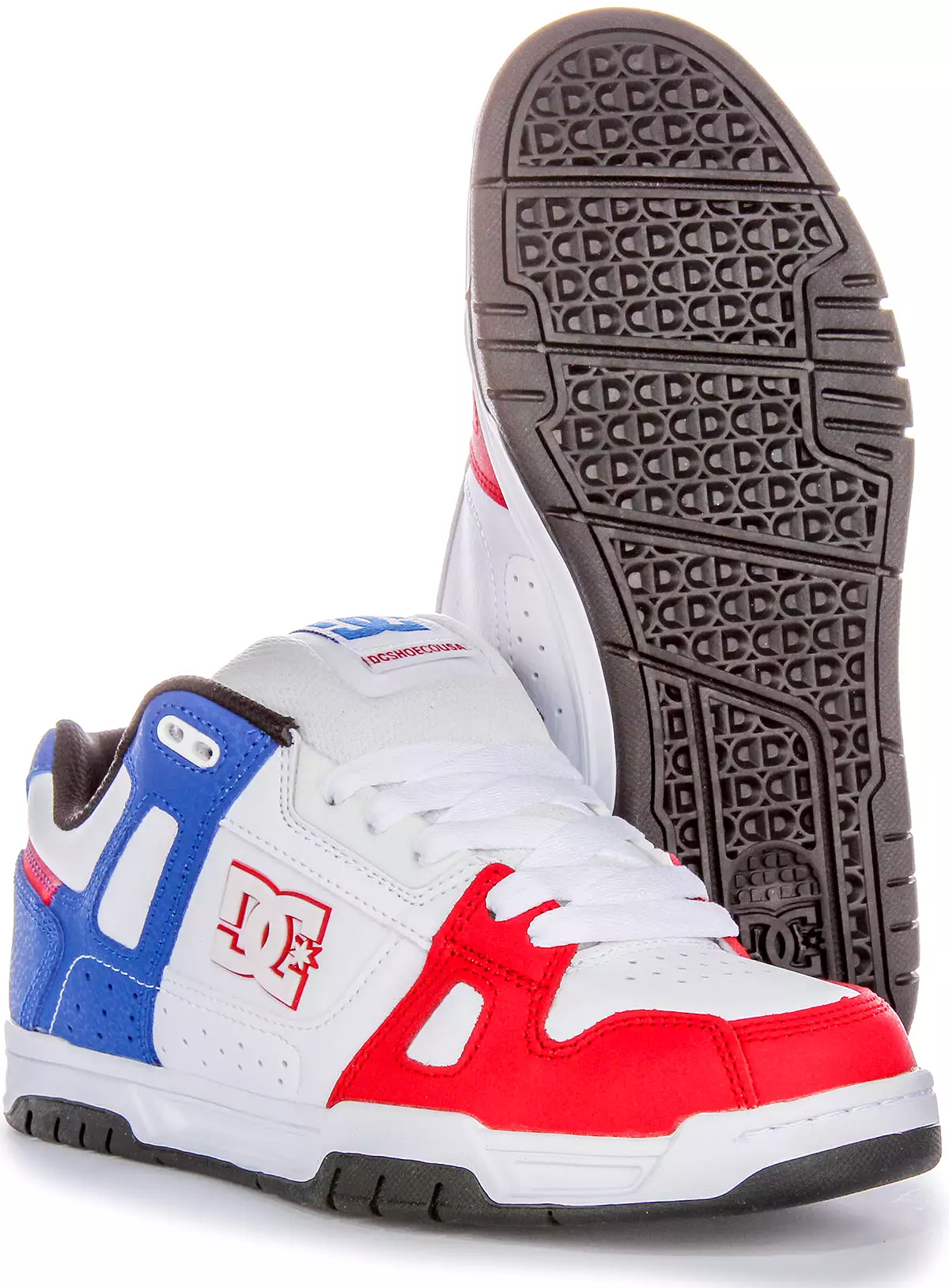 DC Shoes Stag - White Blue Red - Men