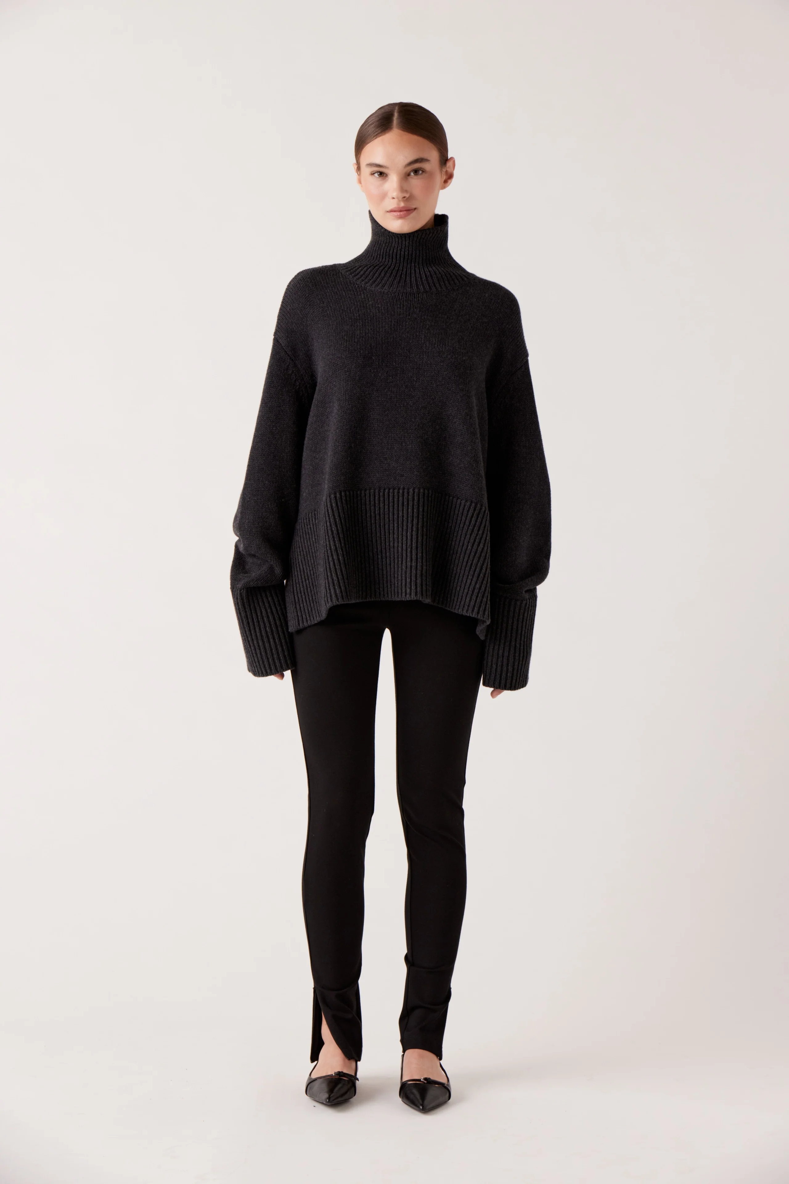 Della Knit Turtleneck Sweater