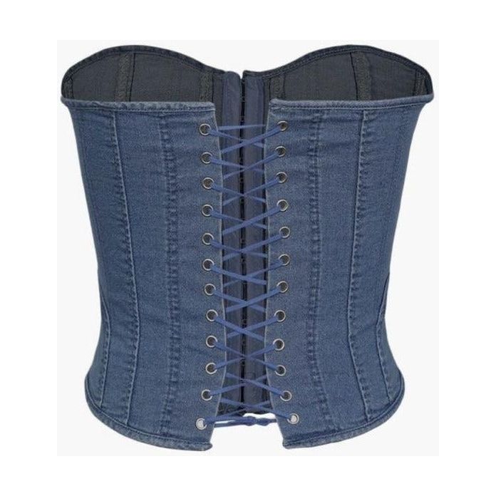 Denim Corset Top - Sultry and Stylish