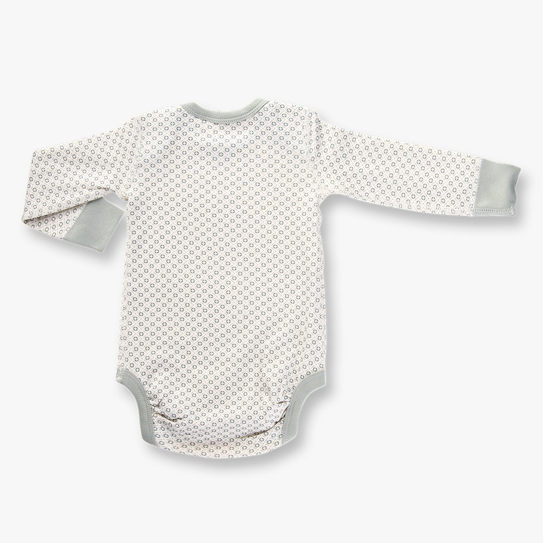 Dove Grey Long Sleeve Bodysuit - Best Keywords: grey long sleeve bodysuit, dove grey bodysuit, long sleeve bodysuit.