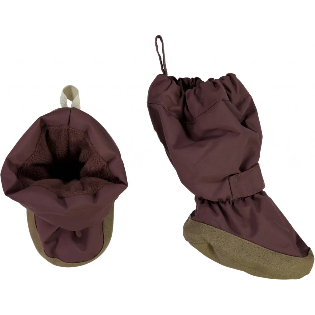 Eggplant Tech Outerwear Booties