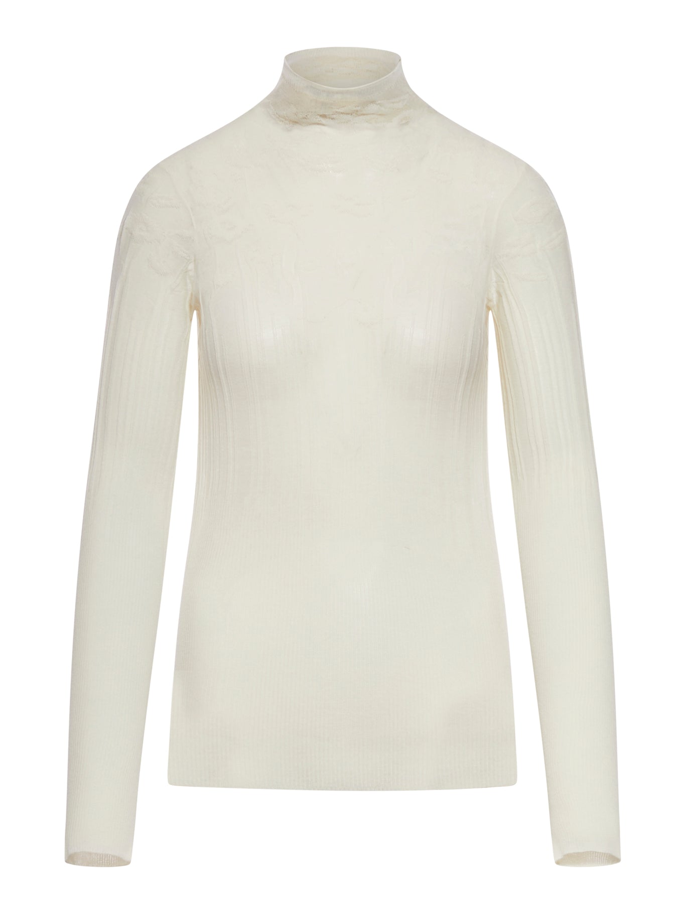 embroidered turtleneck jumper