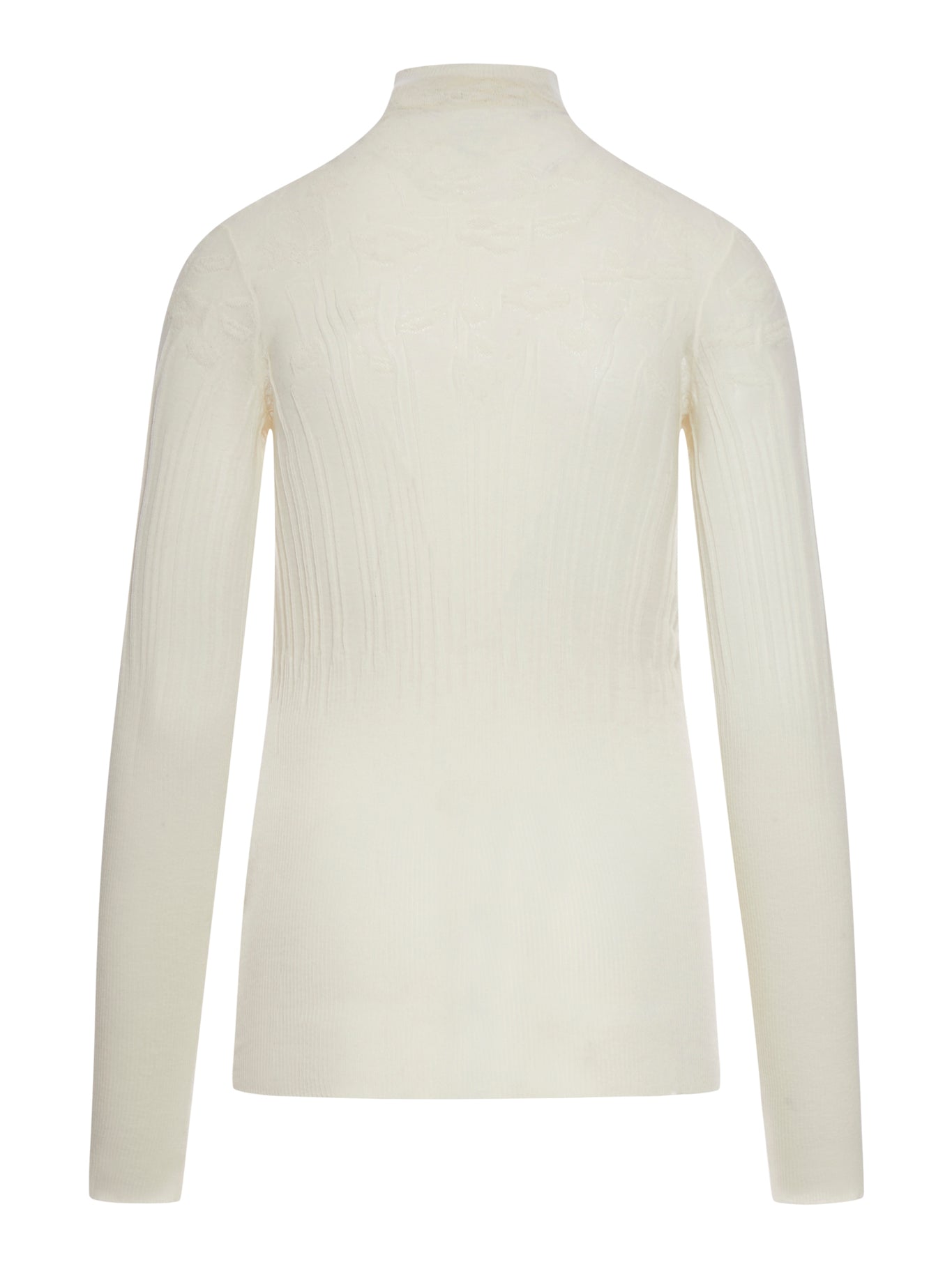 embroidered turtleneck jumper