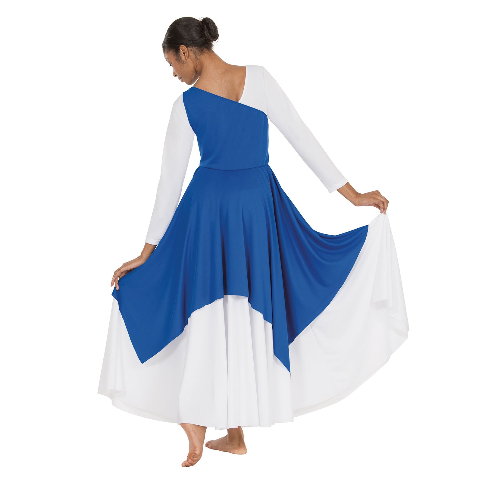 Eurotard Adult Praise Dance Tunic - Asymmetrical Design